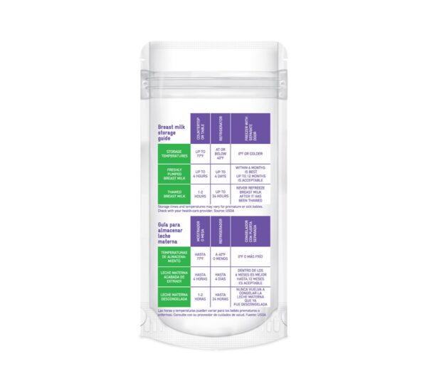 30pcs Breast Milk Freezer Bag Disposable Baby Food Storage Labels