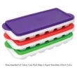 1350BL-60 Freezer Storage Tray - Assorted Colors 3 Stacked