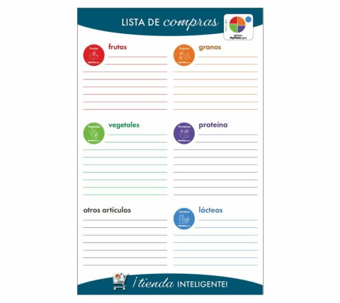 44010S MyPlate Grocery List - Front