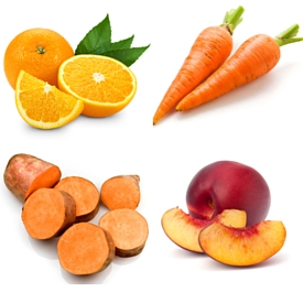 Orange Fruits Veggies 1 
